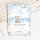 Recherche de ours bleu invitations Garçon