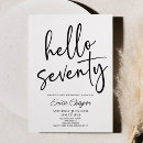 Recherche de soixante dixième invitations Pour elle