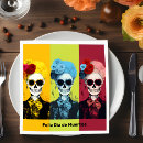 Recherche de muertos serviettes Calavera