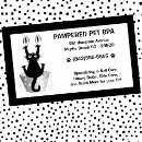 Recherche de noir et blanc chat cartes visite Moderne