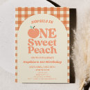 Recherche de one sweet peach invitations Pour enfants