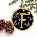 Recherche de lettre f ornements Noël