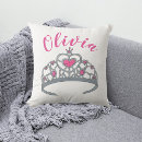 Recherche de petite princesse coussins Rose