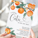 Recherche de clementine baby shower invitations Clémentine orange