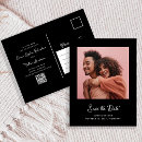 Recherche de faire part de mariage cartes postales Noir et blanc