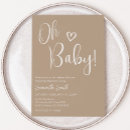Recherche de brown baby shower invitations Pour tous
