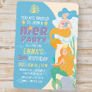 Recherche de sirènes invitations Poisson