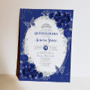 Recherche de royal blue quince invitations Teen girl