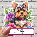 Recherche de terriers yorkshire autocollants Pour elle