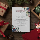 Recherche de menu de de noël invitations Aquarelle