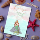 Recherche de mermaid under the sea anniversaire invitations Queue de mermaid