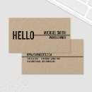 Zoek naar vintage fotograaf visitekaartjes Eenvoudig