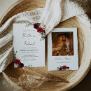 Recherche de marsala mariage invitations De floral