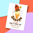 Recherche de trois scoops invitations Fille