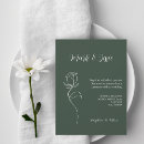 Recherche de vert 16x22 invitations Élégant
