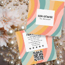 Recherche de rayures en pastel cartes visite Professionnel