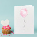 Zoek naar roze ballon kaarten Waterverf