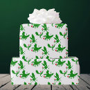 Recherche de dragons mignons papier cadeau Noël