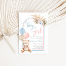 Recherche de bear balloon invitations Mother to be