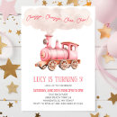 Recherche de choo choo anniversaire invitations Fête d'anniversaire