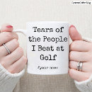 Recherche de anniversaire golf tasses Drôle