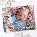 Recherche de carte postale de naissance invitations Collage photo