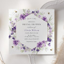 Recherche de lavender bridal shower invitations Fleur sauvage
