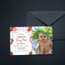 Recherche de fruit rouge invitations Fête des enfants