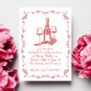 Recherche de wine invitations Bride