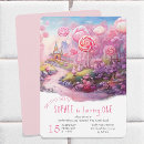 Recherche de candy land invitations Terrain de bonbons