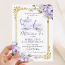 Recherche de thé anniversaire invitations Fête du thé d'anniversaire