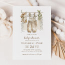 Recherche de neutres baby shower invitations Aquarelle