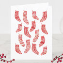 Recherche de chaussettes vœux cartes Xmas