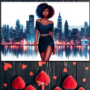 Recherche de femme africaine posters Noir