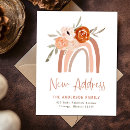 Recherche de aquarelle fleurs cartes postales Nous avons déménagé