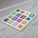 Recherche de motif coloré carreaux Contemporain