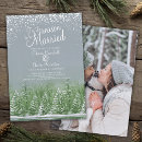 Recherche de vert sapin mariage invitations Neige