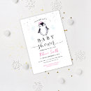 Recherche de penguin baby shower invitations Aquarelle