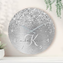 Recherche de argent métallique horloges Pour tous