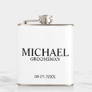 Zoek naar bruidegom heupflesjes Groomsman