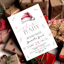 Recherche de santa claus baby shower invitations Mignon