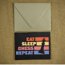 Zoek naar schaakstukken briefkaarten Schaakspeler