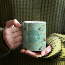 Recherche de robin bird tasses Aquarelle