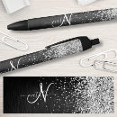 Recherche de argent noir bureau fournitures Monogramme