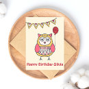 Recherche de hibou anniversaire cartes Doux