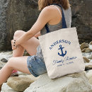 Recherche de ancre marine tote bags Nom de famille