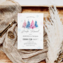 Recherche de arbre bleu invitations Aquarelle