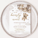 Recherche de brown baby shower invitations Brun