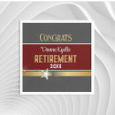 Zoek naar medewerker servetten Pensionering