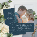 Recherche de dusty blue wedding save the dates Typographie